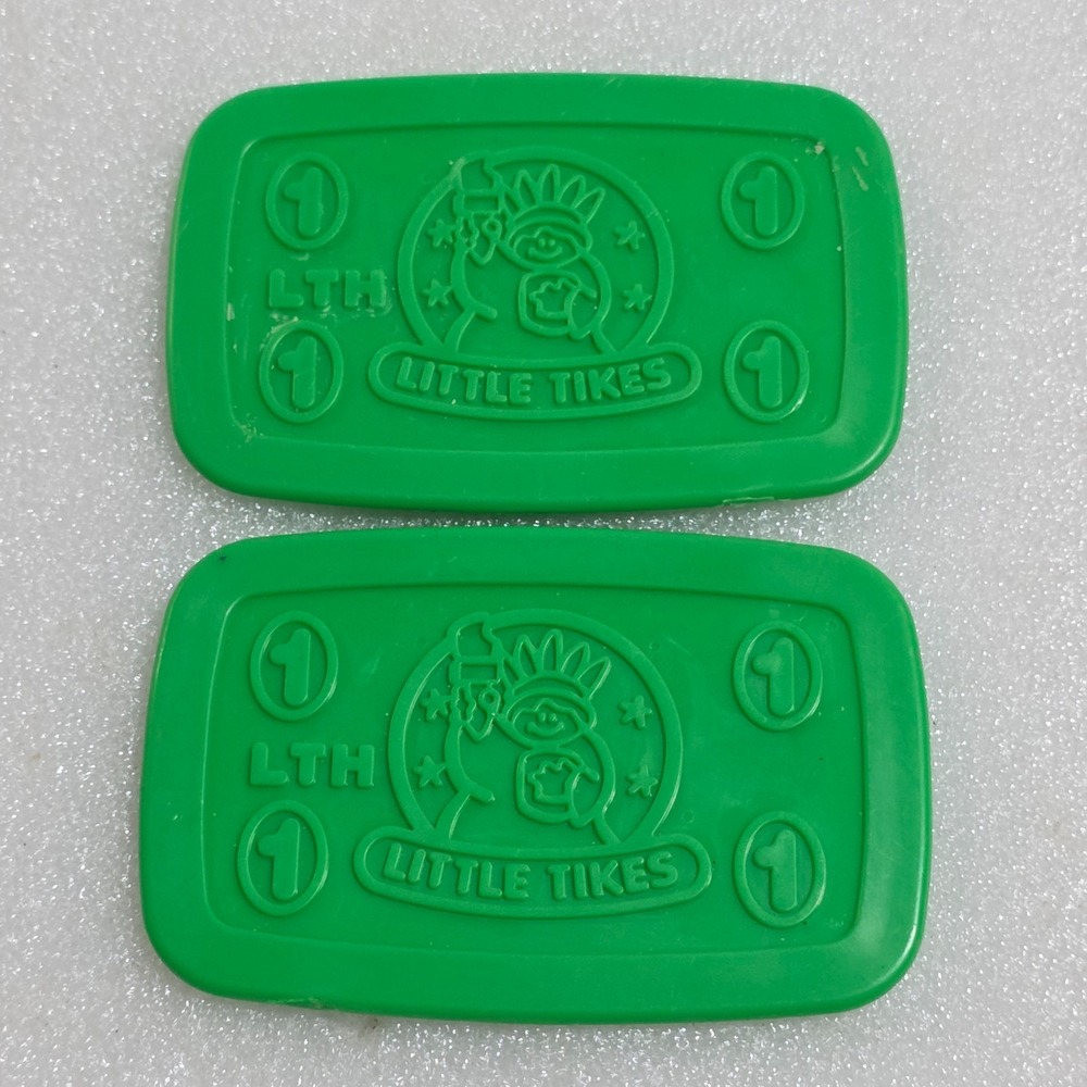 Little Tikes $1 Bill Plastic Money Pretend Checkout Cash Replacement Lot 2pc
